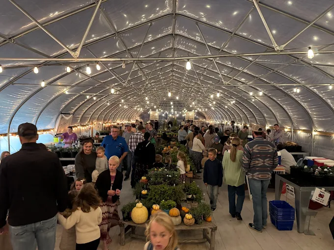Beautiful greenhouse atmosphere at Blumenflor Gardens